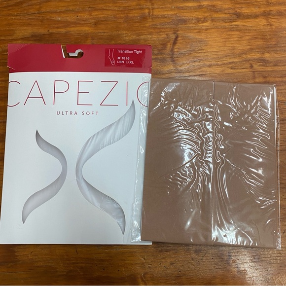 NWT Capezio Transition Tights 1816 size L/XL Light Suntan - Picture 5 of 6
